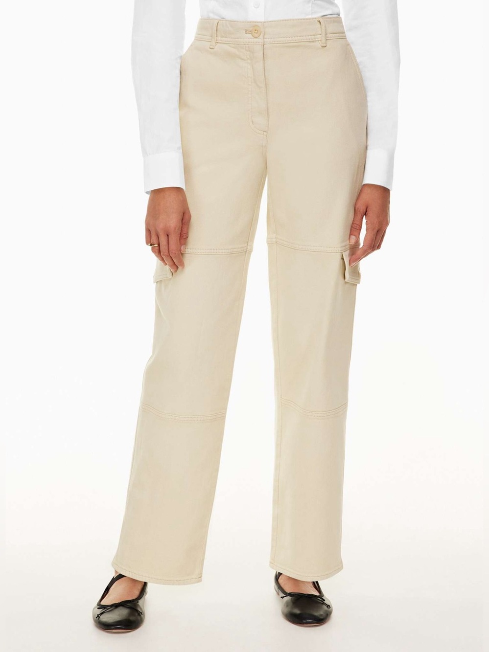 Aritzia Wilfred Free Size 0 Maeve Cargo Pant Birch
